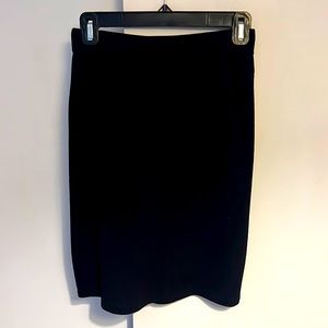 St. John black knit skirt